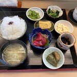 一つ木竹林草 - 全部の定食に付く基本セット。