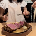 ステーキハウス キッチンリボン - 