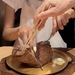 ステーキハウス キッチンリボン - 