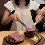 ステーキハウス キッチンリボン - 