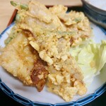 湯川食堂 - 天ぷらです。（2024.6 byジプシーくん）