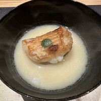 郷和 - 金目鯛と賀茂茄子の白味噌仕立てのお椀