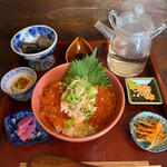 CHAZU - いくらとハラスのお茶漬け1700円