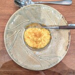 La Stalla - トウモロコシのズッパにカラスミ