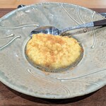 La Stalla - あとでもう一品スープが出たので不思議でしたが、メヒカリの前にワンクッション入れようとの閃きだったそうです