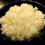 俺の中華たなか家 - 「半ライス」をアップでパチリ♯