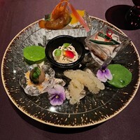 眺遊楼 - 彩り前菜盛り合わせ