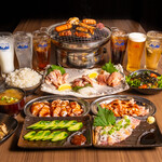 とりいち - 料理写真:料理とドリンク集合