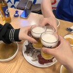 チャンシンユッケ - CASS瓶ビール〜맥주　5,000won