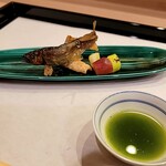 馬車道 大かわ - 鮎の塩焼き