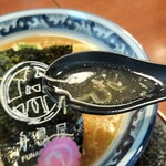 舟島屋 - スープはコクと脂と良いバランス