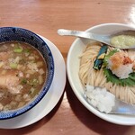 中華そば ひらこ屋 - 「わさ辛みぞれつけそば」900円