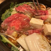 先斗町しゃぶしゃぶすき焼き きらく - この上ないSUKIYAKIテロです(((o(*ﾟ▽ﾟ*)o)))