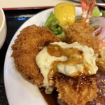 キッチンスズキ - タルタルソースで海老フライ