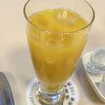 キッチンスズキ - サービスして頂いたオレンジジュース　恐縮です