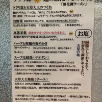 麺屋割ぽう ツクリ茸 - 