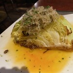 せもりな - 焼きキャベツのペペロンチーノ（揚げしらす入り）　