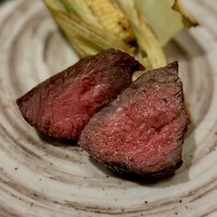 Braceria Buffa - 石川県黒毛和牛能登牛炭火焼き3種の部位食べ比べ