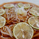 そば処 はないかだ - すだちそば（冷）②