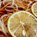 そば処 はないかだ - すだちそば（冷）③