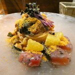 自由が丘 cheese亭 - 初鰹　リコッタ　冷製パスタ