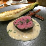 自由が丘 cheese亭 - 北海道蝦夷鹿　ゴルゴンゾーラ