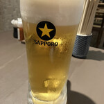 讃岐つけ麺 寒川 - 生ビール大