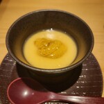 鮨まつもと - バフンウニの茶碗蒸し