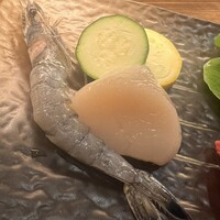 鉄板 日本橋 KITAZUMI - 天使の海老はSサイズ。これは仕方ありません\(//∇//)\