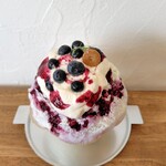 comugi - ブルーベリーヨーグルトかき氷