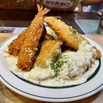 キッチン あずま - 町の洋食屋さんのＤＸなミックスフライ♡