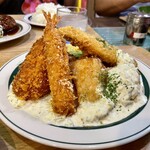 キッチン あずま - カニコロ・海老フライ・チキン南蛮２個
      白身魚フライ・ナポリタン♡