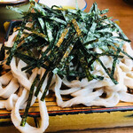 一茶 - ♪海苔たっぷりの極太蕎麦