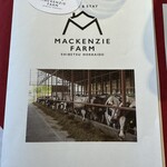 マッケンジーファーム - メニュー