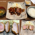 名古屋名物 みそかつ 矢場とん - ヒレカツ定食,矢場とんイオンモールナゴヤドーム前店(名古屋市)TMGP撮影