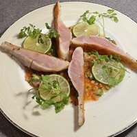 上六ワイン - キンメダイとサルピコンのソース