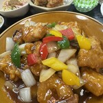 中国料理 頤和園 - それぞれの材料をじっくり楽しめる酢豚です。
