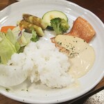 キッチン ブルー グローブ - ワンプレート