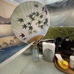 中国料理 頤和園 - うちわが配備されました