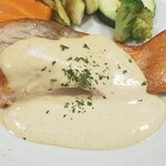 キッチン ブルー グローブ - 正面から　XO醤とクリームチーズのソースはタップリ！、