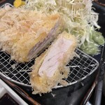 とんかつ いわい - カツ断面