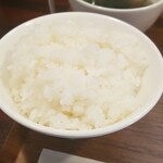 キッチン ブルー グローブ - ご飯大盛りのアップ