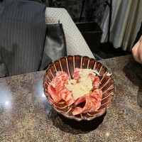 焼肉 徳川苑 - 霜降り和牛の刺身ユッケスタイル