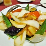 中国料理 五十番 - 夏野菜の彩り酢豚