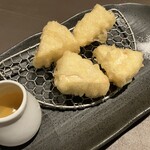 讃岐つけ麺 寒川 - カマンベールチーズ天ぷら