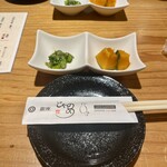 銀座じゃのめ - お通し＆箸