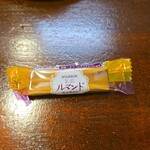 キッチン ブルー グローブ - お菓子のアップ