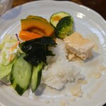 キッチン ブルー グローブ - 最後のワンプレート