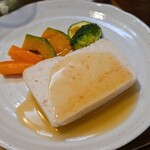 キッチン ブルー グローブ - 白身魚のすり身と海老のテリーヌのアップ、大きいです、ありがとう！！