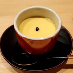 鮨 奥 - 鱧茶碗蒸し 梅を忍ばせて